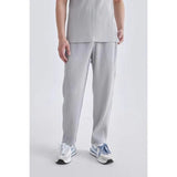 Riolio Summer Casual Pants Men Fashion Gray Black Straight Pants Men Japanese Streetwear Loose Pleated Pants Mens Ice Silk Trousers