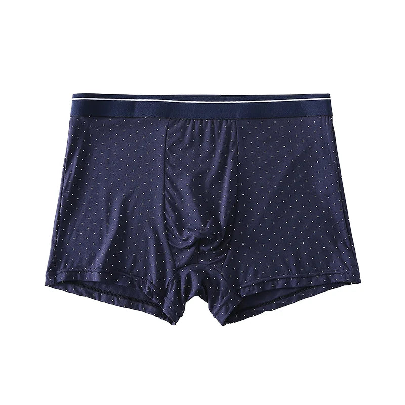 Riolio Men's Star Boxer Shorts Comfortable Striped Underwear Sexy Hombre Dot Panties Male Lingerie Breathable Boxers Shorts