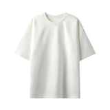 Riolio Summer Short-sleeved T-shirt Men Fashion 10-color Casual Suede T Shirt Men Streetwear Loose O-neck Tshirt Mens Top M-3XL