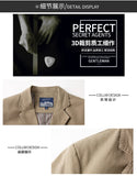 Riolio Men's Premium Suit Jacket Spring Autumn Casual Workwear Pure Cotton Jacket Men's Korean Version Slim Fit Loose Plus Size Suit