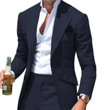 Riolio suit fashion Costumes Pour Hommes Peak Collar Men Suits Notched Green Slim Fit Blazers Jackets Pants 2PCS Causal Business Wedding Groom Wear