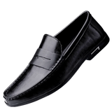 Riolio Genuine Leather Men Shoes Casual Men Loafers Breathable Office Formal Shoes Men Designer Slip on Driving Shoes Plus Size 38-46