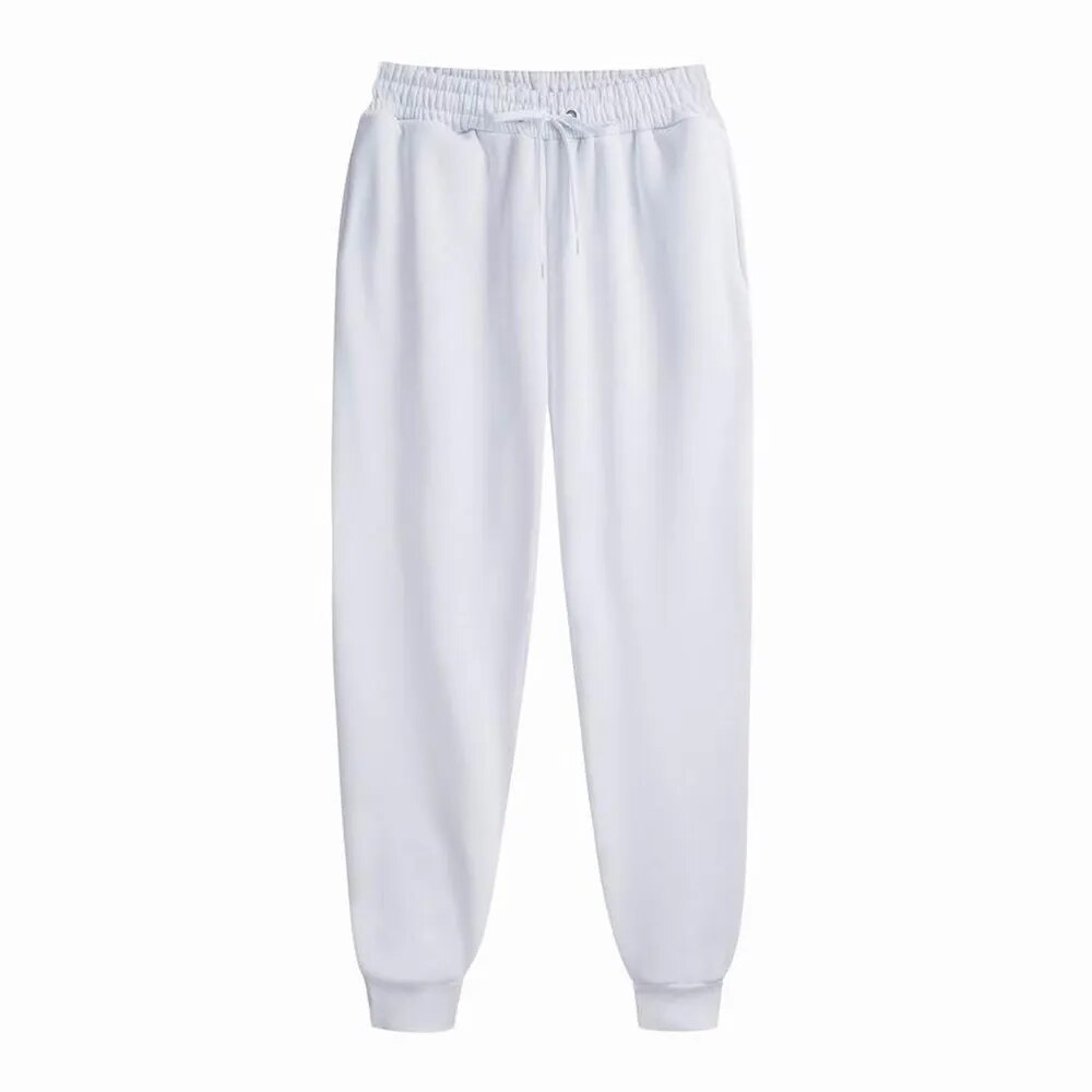 Riolio Men's Sweatpants Spring Autumn Fleece Pants Sport Long Pants Casual Drawstring Pockets Trousers Oversize Sweatpants For Men