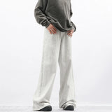 Riolio New Men Loose Daily Draping Wide Leg Jeans Male Vintage Design Wash White Denim Pants Fashion Streetwear Casual Denim Trousers