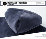 Riolio Hooded Sweat shirt+Pant 2-piece Sets Men Set Sports Suit Fleece Thickened Sportswear Casual Men Tracksuit Winter male Tracksuit