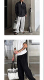 Riolio Summer Cityboy Pants Texture Soft Single Pleated Straight Casual Pants Men's Korean Retro High-end Loose Trousers Aesthetic Wear