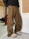 Riolio Wide Cargo Pants Men Baggy Oversize Cargo Trousers Male Oversize  Loose Casual Streetwear Hip Hop Pocket Spring