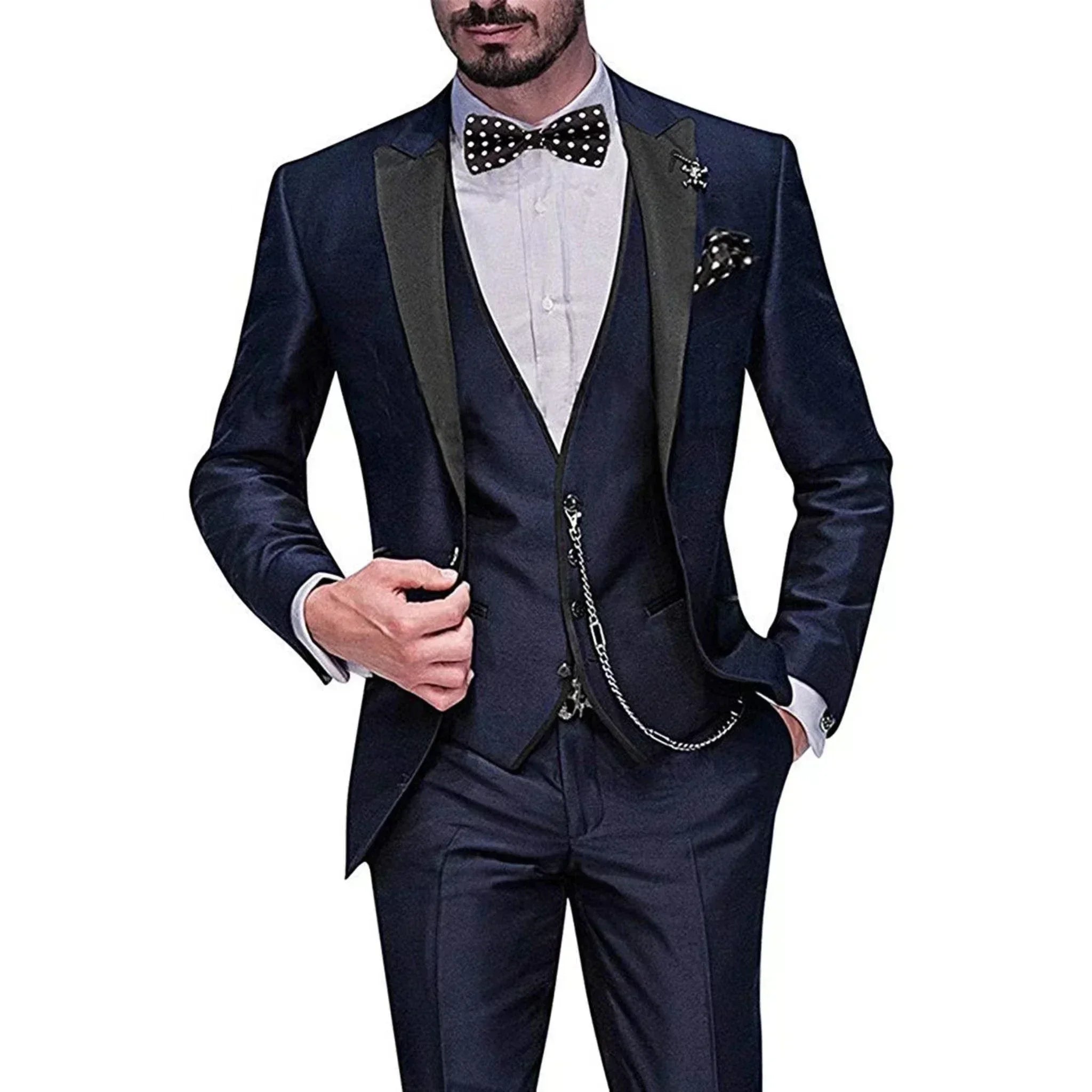 Riolio prom outfits for guys Teal Green Suit for Men,full Man Suit,3 Pieces Blazer Vest and Pants Set,men's Suit for Wedding ,daily Life,business,party