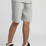 Riolio Summer Shorts Men Oversized Fashion Casual Pleated Shorts Men Japanese Streetwear Loose Ice Silk Shorts Mens Beach Shorts M-2XL