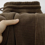 Riolio Simple Fashionable Warm Trousers American High-end Heavyweight Chenille Loose Warm Casual Trousers Men Women Elegant Pants