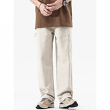Riolio American High Street Work Pants Spring Autumn New Men's Trousers Straight Japanese Fashion Trend Retro Casual Work Pants Chic