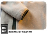 Riolio Korean Casual Heavy Half Zipper Sweatshirt Fleece Jacket Men Autumn Winter Warmth Thicken Men Aesthetic Academy Chic Streetwear