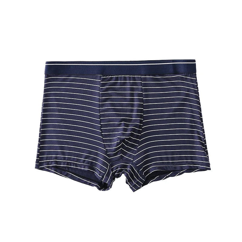 Riolio Men's Star Boxer Shorts Comfortable Striped Underwear Sexy Hombre Dot Panties Male Lingerie Breathable Boxers Shorts