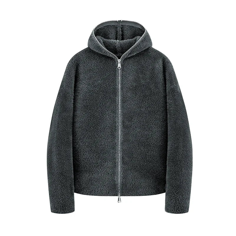 Riolio Autumn Sweaters New Cardigan Men's Winter Hooded Knitted Sweater Men's Lazy Style Line Jacket Loose Base Outdoor Pullover Top