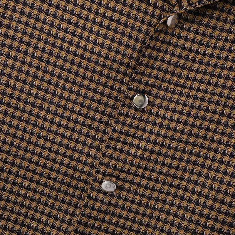 Riolio Men's Jackets Plaid Lapel Long Sleeve Button Fashion Casual Male Crop Coats Spring Streetwear Thin Jackets S-5XL INCERUN