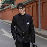 Riolio Japanese Style School Uniform Dk Blazers Men's Western-style Suit Streetwear High Coolness Fashion Matching Explosion Streetsuit