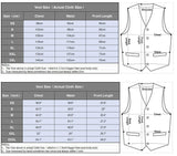 Riolio Men's Formal Suit Vest V-Neck Tweed Herringbone Waistcoat Business Dress Suit Vests for Wedding