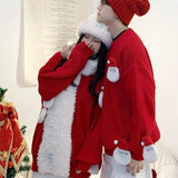 Riolio Red Christmas Sweater Man Santa Claus Sweaters American Vintage Women Sweater Couple Knitwears Pullovers New Winter Men's Knit