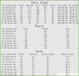 Riolio 3 Pieces Set Men's Business Blazers Coat / Male Slim Fit Color Matching Collar Suit Tuxedo Leisure Jacket Pants Vest Wedding