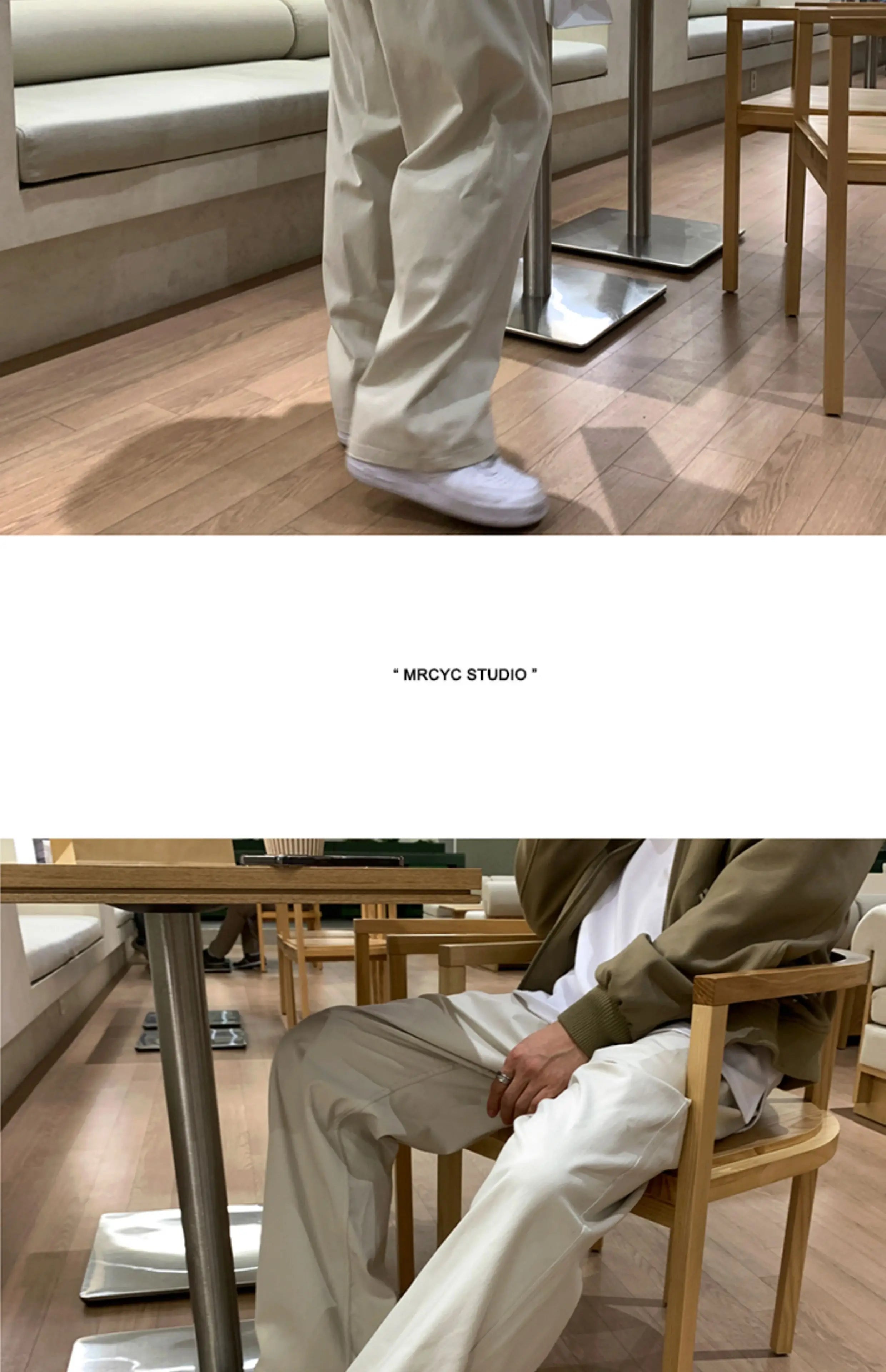 Riolio Korean Style High-end Straight-leg Casual Pants Men's Spring Summer Loose Trousers American 2025 New Trendy Wide-leg Pants Chic