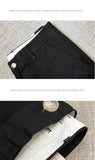 Riolio Autumn Winter Men's Korean Fashion Casual Thin Small Straight Leg Korean Loose Crop Pants Comfortable Versatile Pants