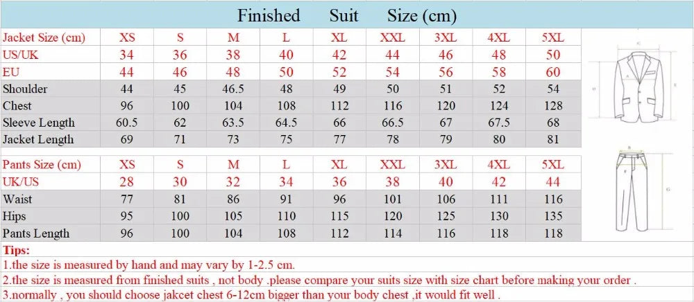 Riolio Men's Suit   Handsome Casual 2 Piece Suit For Men Wedding Tuxedos Notched Lapel Groomsmen  Business  Prom Blazer