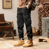 Riolio Fashion High Quality Slim Casual Tactical Cargo Pants Male Streetwear Harajuku Joggers Men Trousers Tooling Pants Outdoor Pants