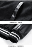 Riolio Bomber Wool Coat Premium Varsity Leather Wool Jacket High Street Jacket Men's Varsity Baseball College Leather Sleeves