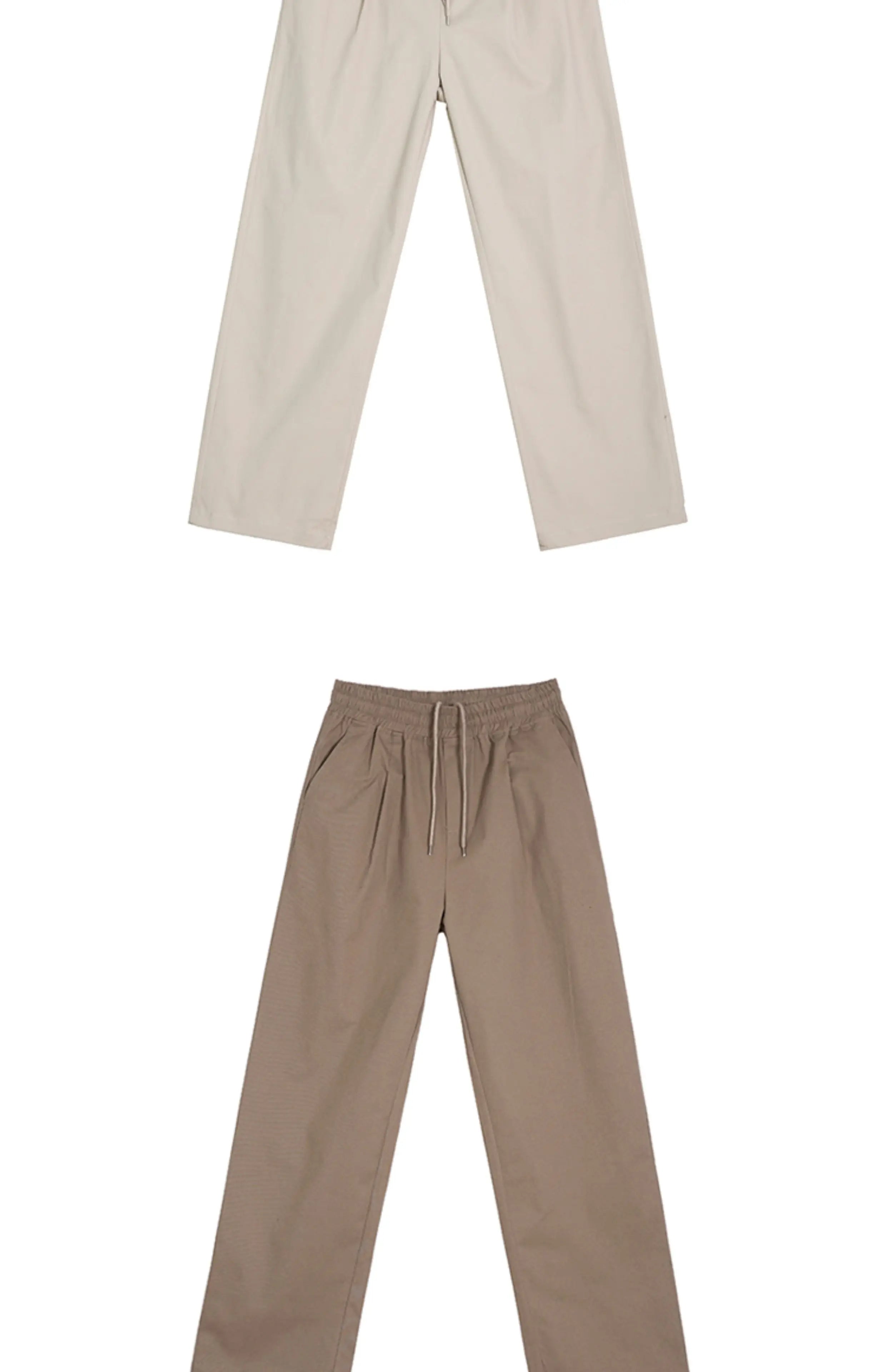 Riolio Korean Style High-end Straight-leg Casual Pants Men's Spring Summer Loose Trousers American 2025 New Trendy Wide-leg Pants Chic