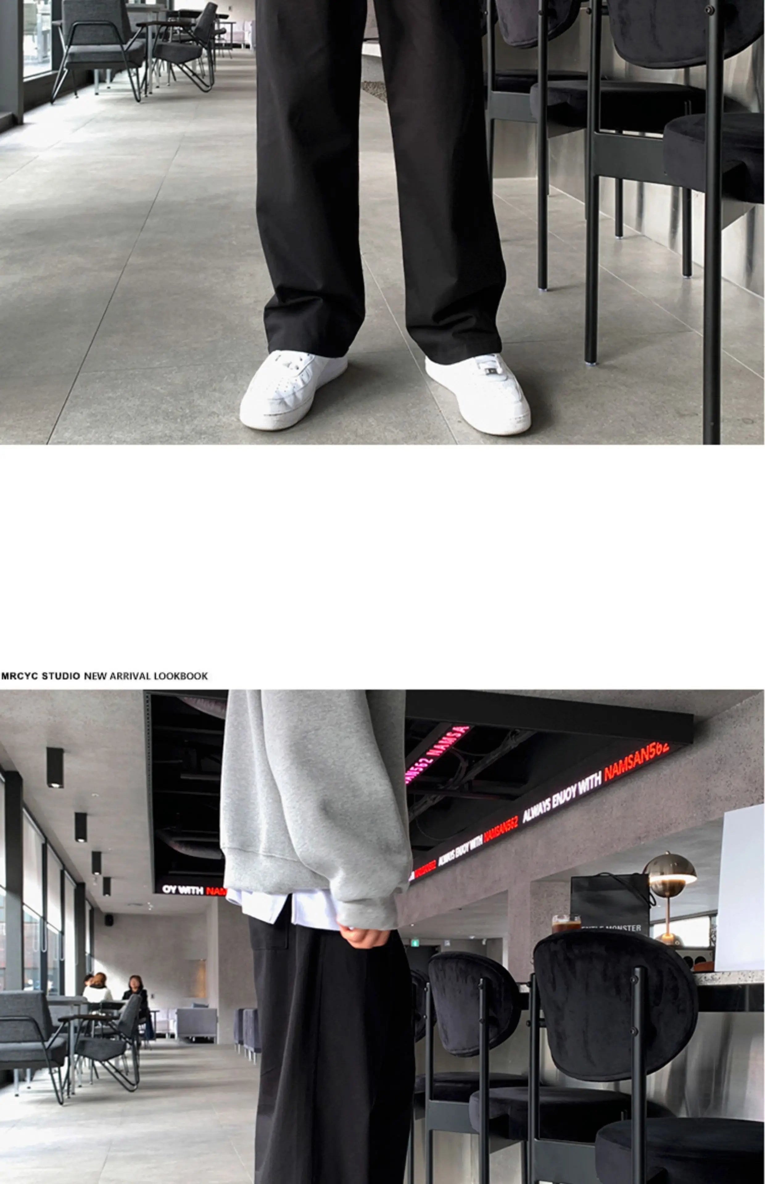Riolio Korean Style High-end Straight-leg Casual Pants Men's Spring Summer Loose Trousers American 2025 New Trendy Wide-leg Pants Chic
