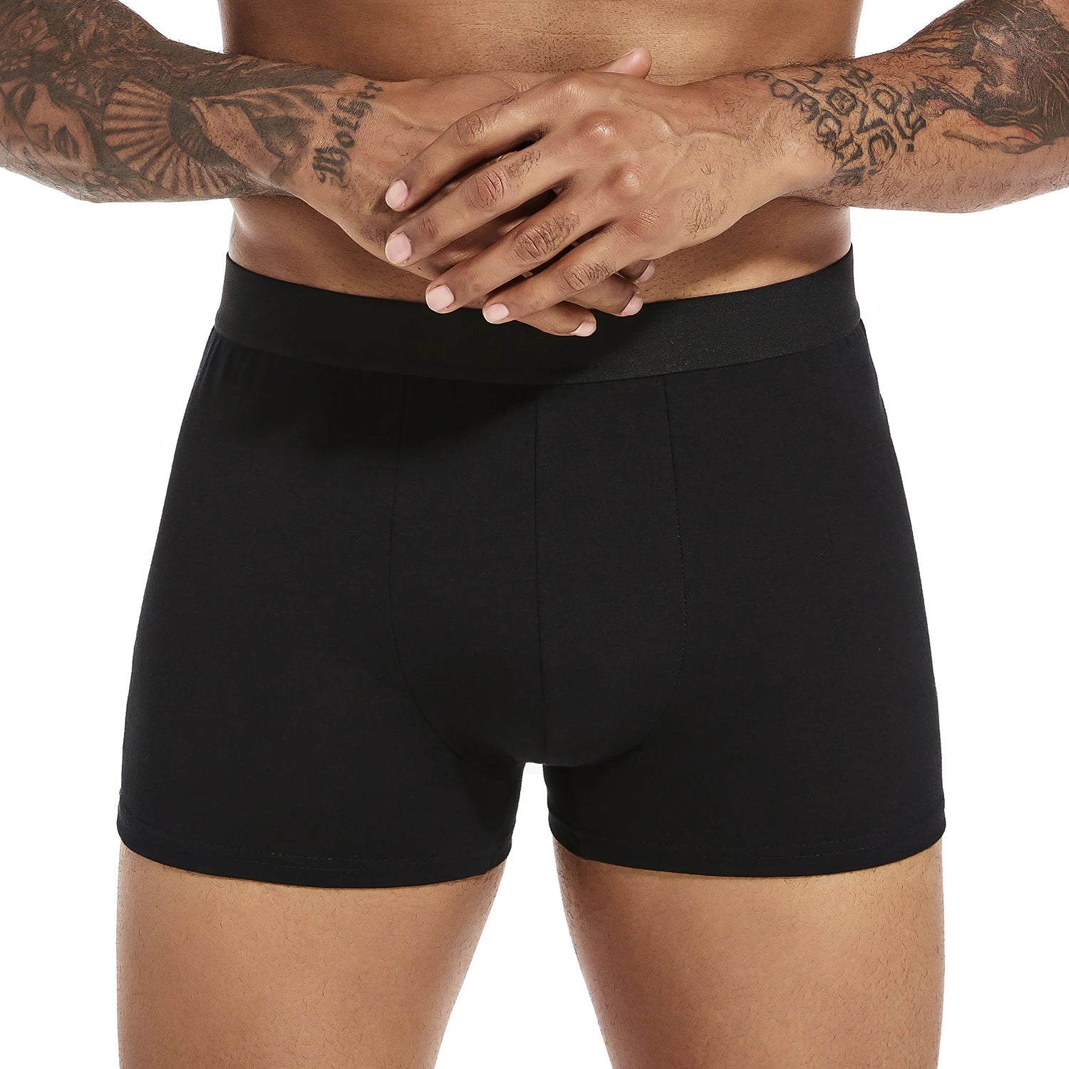 Riolio 6pcs pack Black Boxer Shorts Men Underwear Soft Breathable Male Underpants for Men Homme Boxershorts Slips Panties