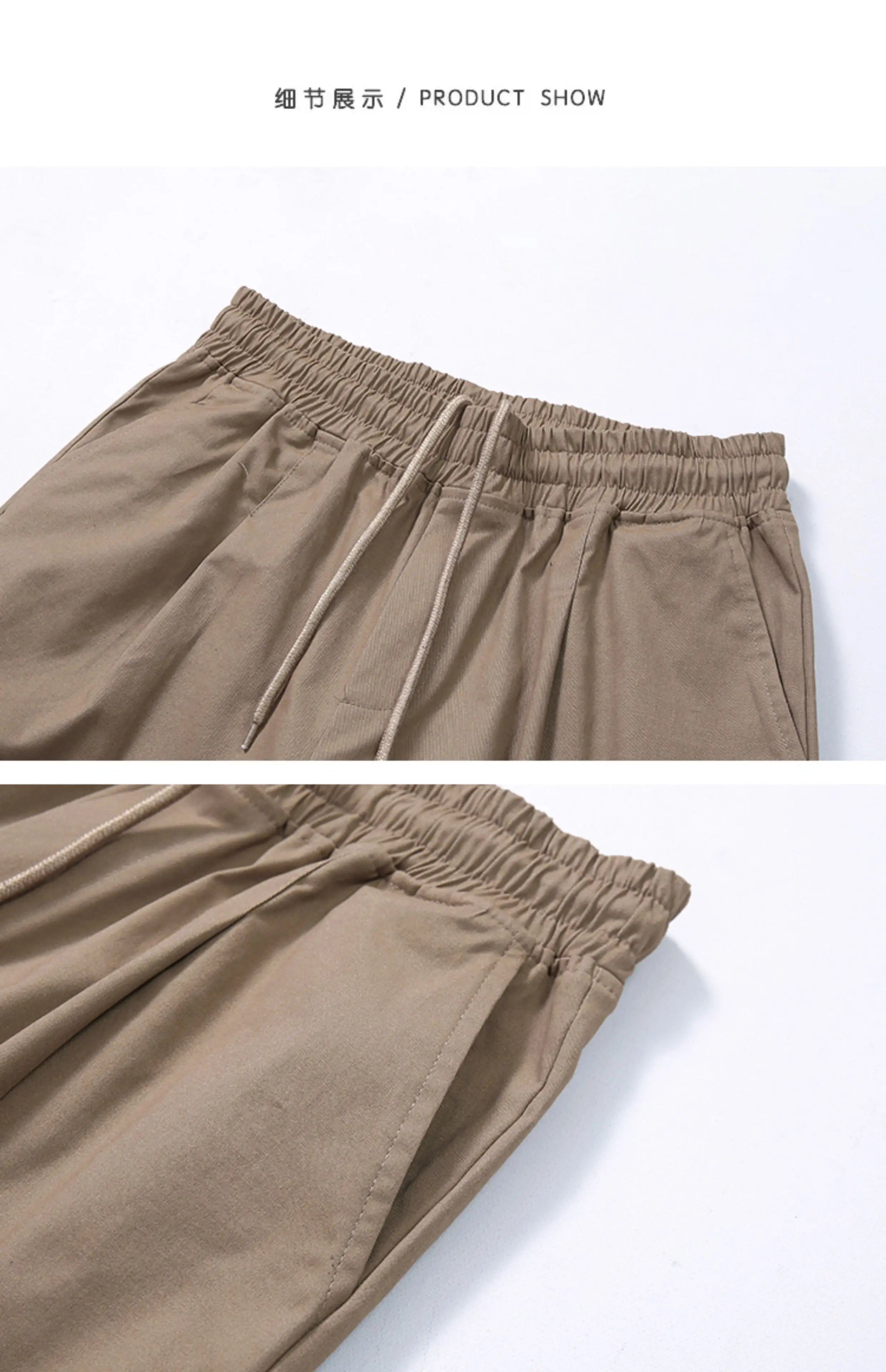 Riolio Korean Style High-end Straight-leg Casual Pants Men's Spring Summer Loose Trousers American 2025 New Trendy Wide-leg Pants Chic