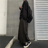 Riolio Men Trousers Plain Loose Oversize Casual Pants Spring Streetwear Fashion Leggings Button Wide-Leg Pants Men'S Clothing 2025  New