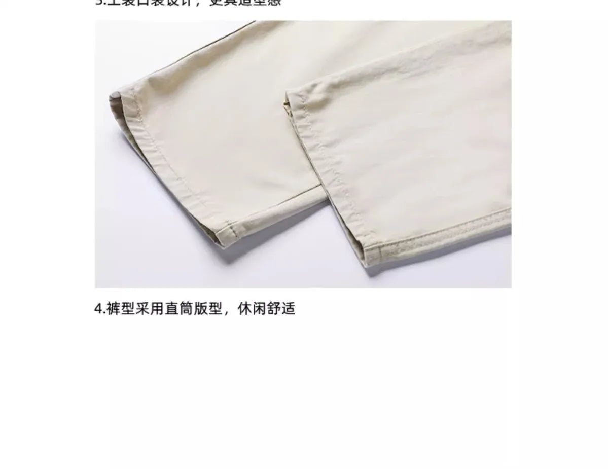 Riolio American High Street Work Pants Spring Autumn New Men's Trousers Straight Japanese Fashion Trend Retro Casual Work Pants Chic