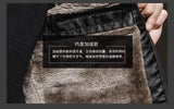 Riolio Casual Punk Rock Thick Leather Coats Slim Windproof Blazer Stand Collar Outwear Men's Pu Leather Jacket Zipper Motorcycle Jacket