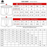 Riolio Men's Sexy Flat Angle Pants, Cotton Men's Underwear, Soft, Comfortable, Breathable Underwear, Men's Boxer Ice Silk Stripes
