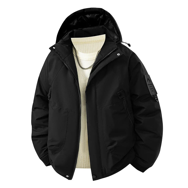 Riolio Autumn Parkas Men's Winter Outdoor Warm Jacket Waterproof Breathable Windproof Graphene Couple's Outdoor New Leisure Clothing