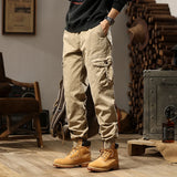 Riolio Fashion High Quality Slim Casual Tactical Cargo Pants Male Streetwear Harajuku Joggers Men Trousers Tooling Pants Outdoor Pants