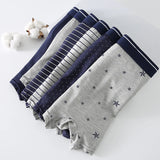 Riolio Men's Star Boxer Shorts Comfortable Striped Underwear Sexy Hombre Dot Panties Male Lingerie Breathable Boxers Shorts