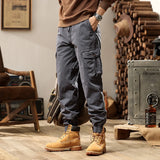 Riolio Fashion High Quality Slim Casual Tactical Cargo Pants Male Streetwear Harajuku Joggers Men Trousers Tooling Pants Outdoor Pants