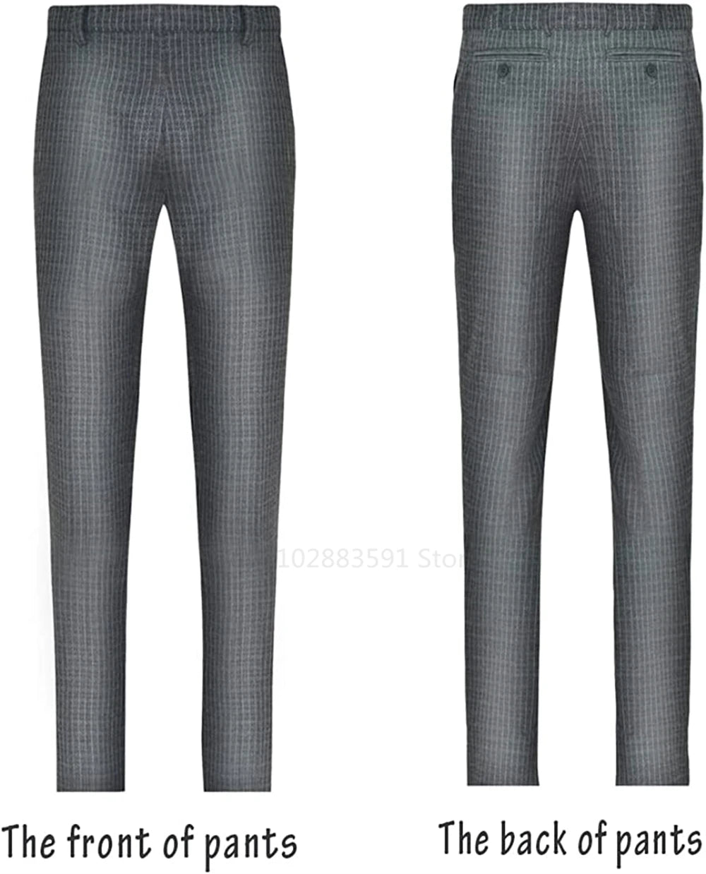 Riolio Men's 3 Piece Tailcoat Tuxedo Peaked Lapel One Button Formal Slim Fit Suit Dinner Jacket Swallow-Tailed Coat Wedding Prom Suit