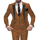 Riolio prom outfits for guys Teal Green Suit for Men,full Man Suit,3 Pieces Blazer Vest and Pants Set,men's Suit for Wedding ,daily Life,business,party