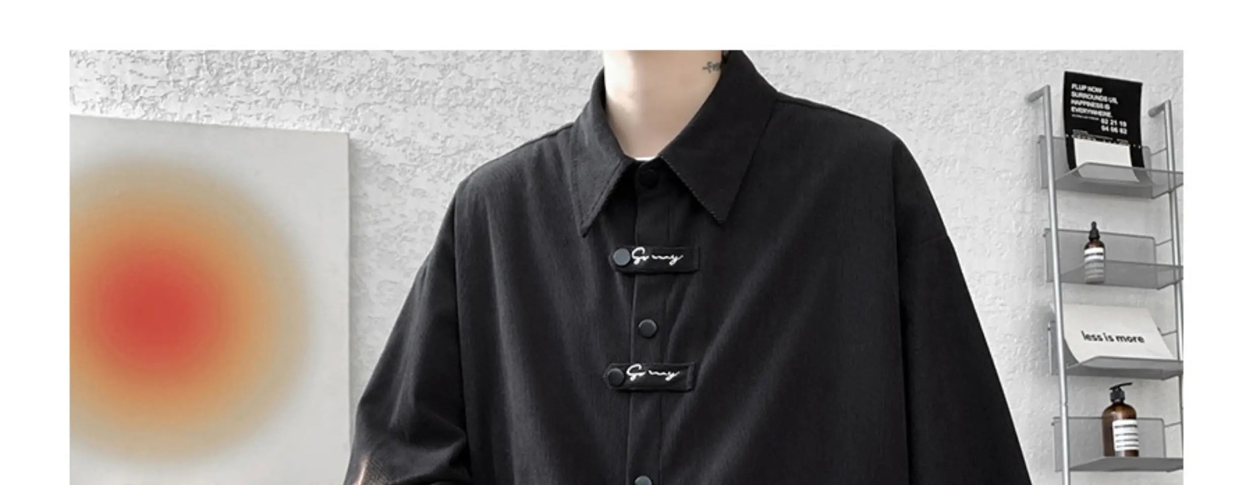 Riolio Corduroy Shirt Men Casual Turn Down Button Long Sleeve Shirts Streetwear Leisure Luxury Clothing Chemise Homme