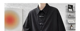 Riolio Corduroy Shirt Men Casual Turn Down Button Long Sleeve Shirts Streetwear Leisure Luxury Clothing Chemise Homme