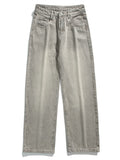 Riolio Autumn New Men's Fashion Baggy Jeans Gray Vintage High Street Wide Legs Denim Trousers Male Casual Straight Pants Streetwear