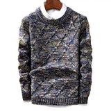 Riolio Autumn Winter Men's Casual Sweater Slim Fit Pullover Male Long Sleeve Clothes Jacket Male Fashion Knitted Sweaters Men Clothing