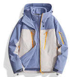 Riolio Men's Outdoor New Jacket Autumn Waterproof Windproof Assault Suit Men Women Three in One Two-piece Set Men's Brand Hiking Suit