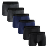 Riolio 6pcs Pack Men Panties Cotton Underwear Male Brand Boxer And Underpants For Homme Luxury Set Shorts Box Slip Kit