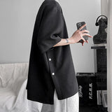 Riolio Summer Short Sleeve T-shirt Men Fashion 3 Colors Oversized T Shirt Men Streetwear Korean Loose Hip Hop O-Neck Tshirt Mens Top