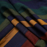 Riolio Men's Muslim Long Sleeve Cotton Striped Robes Islamic Arabian Kaftan Suit Middle East Dubai Abaya Retro Spring Clothing 2025 New